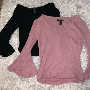 Two forever 21 long mid sleeves
